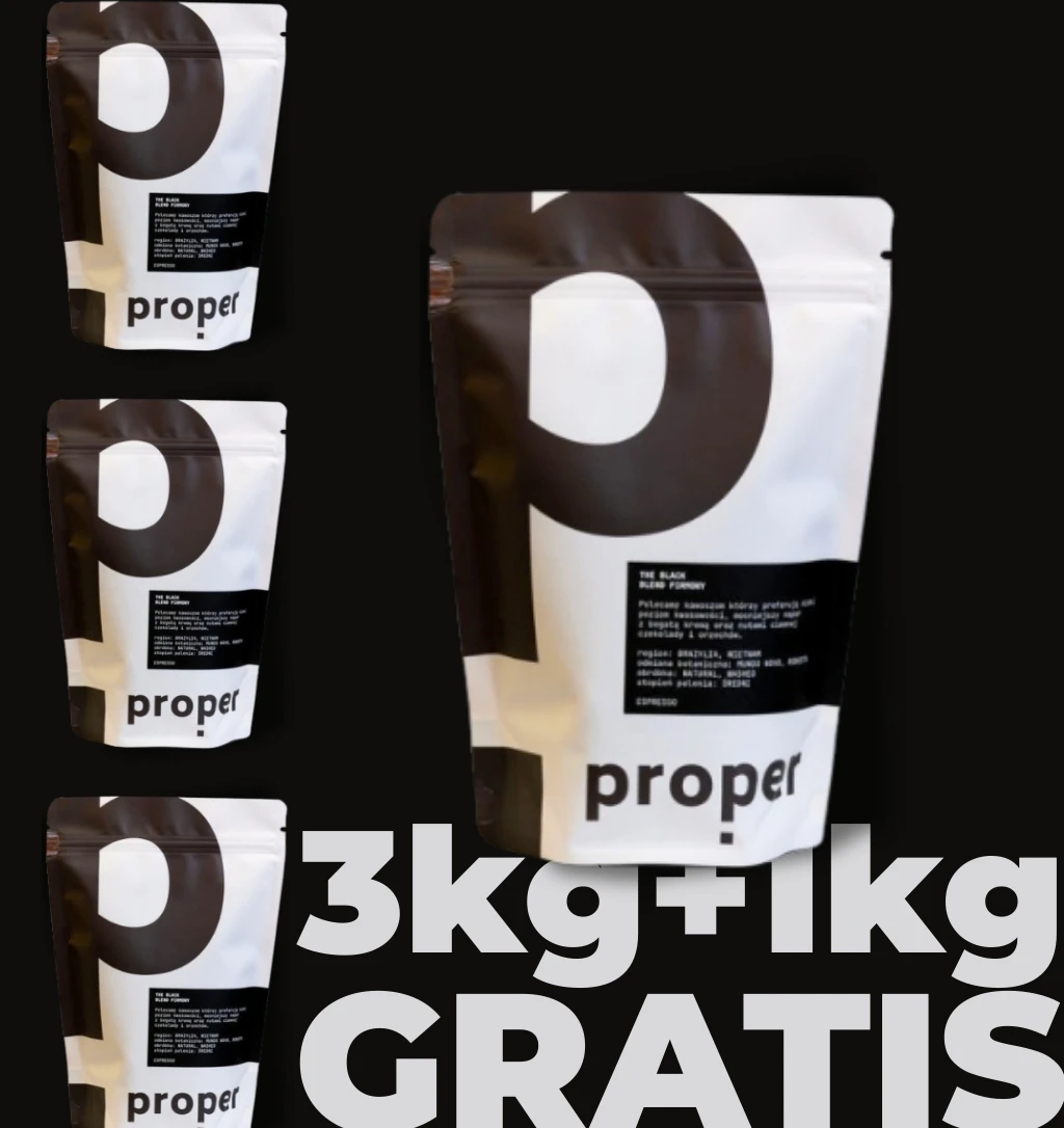 ZESTAW 4KG THE BLACK 3+1