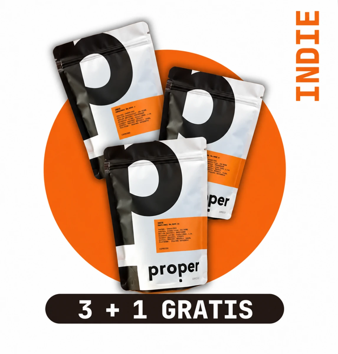 DEAL 4X250g INDIE MALABAR 3+1