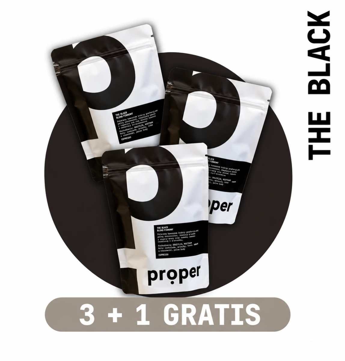 DEAL 4X250g THE BLACK 3+1