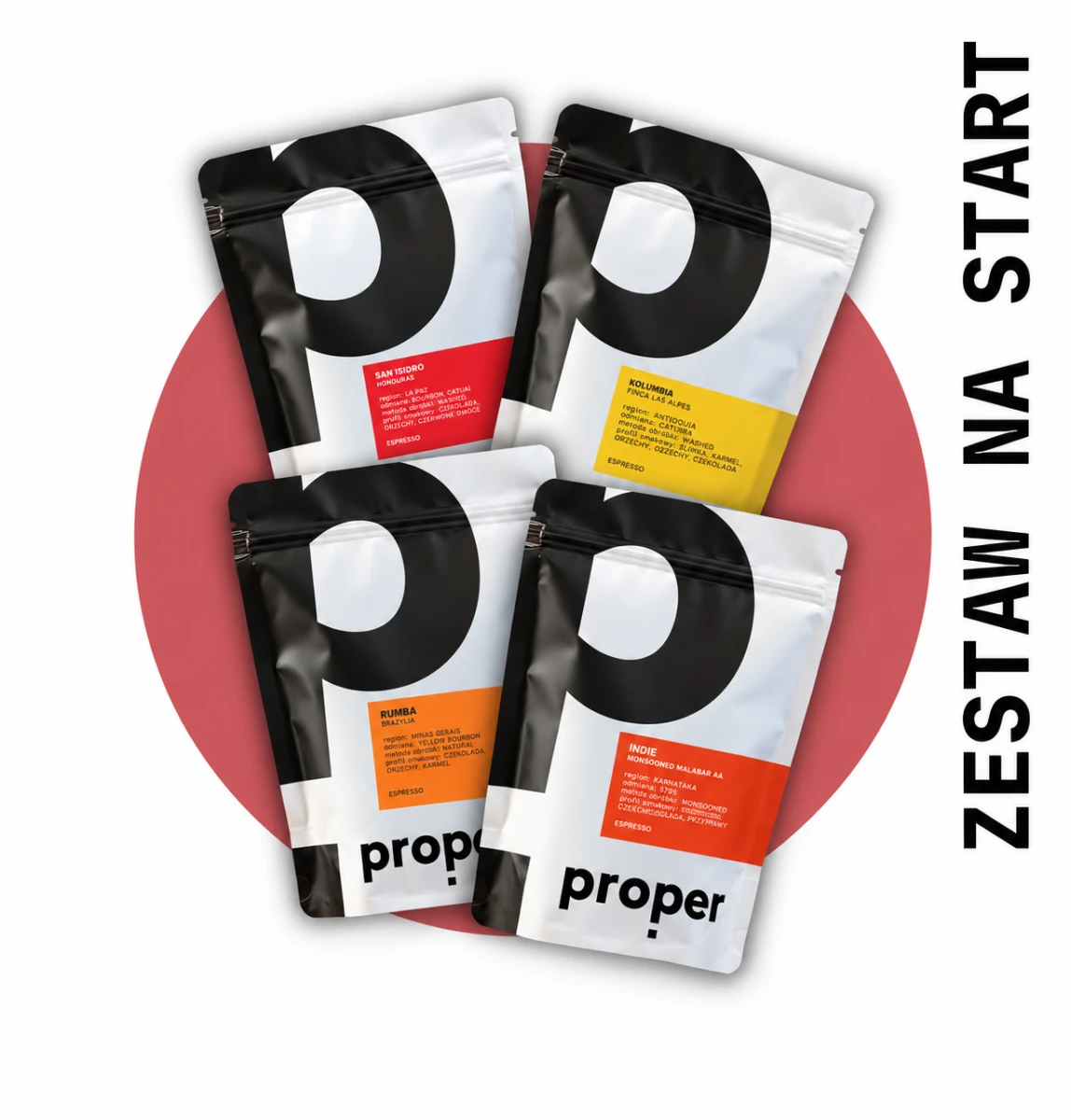 Zestaw NA START 4x150g