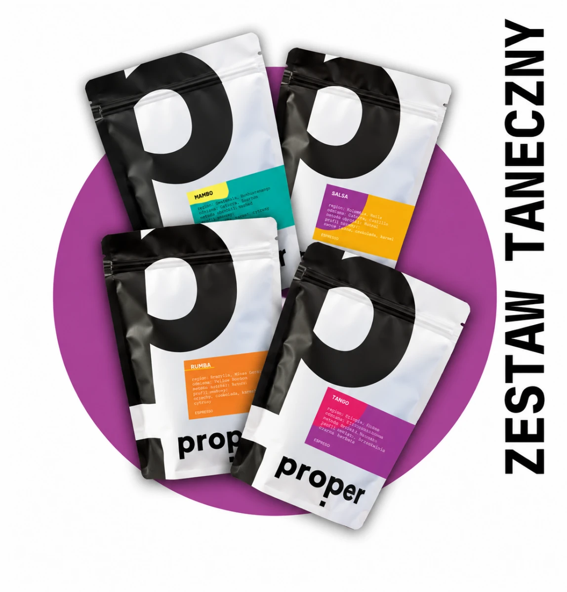 Zestaw TANECZNY 4x250g